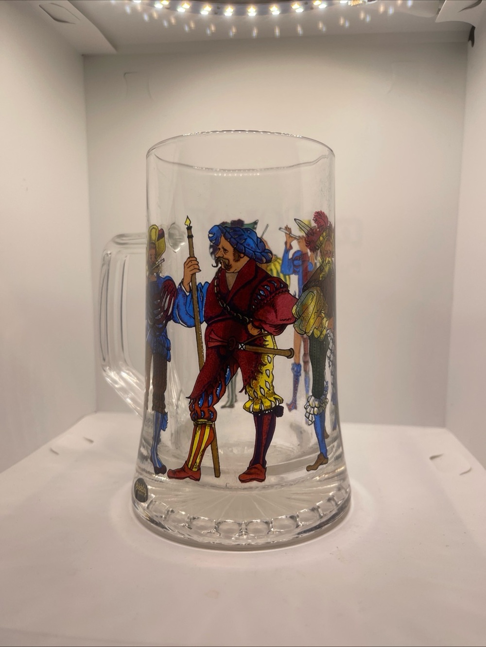 Vintage Bockling Neudenau Austria Glass Stein Mug